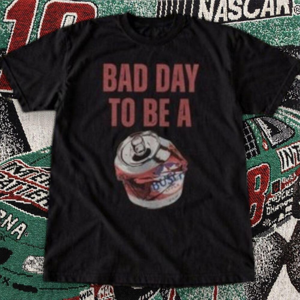 Bad Day To Be A Beer Can Graphic Tee Black Unisex